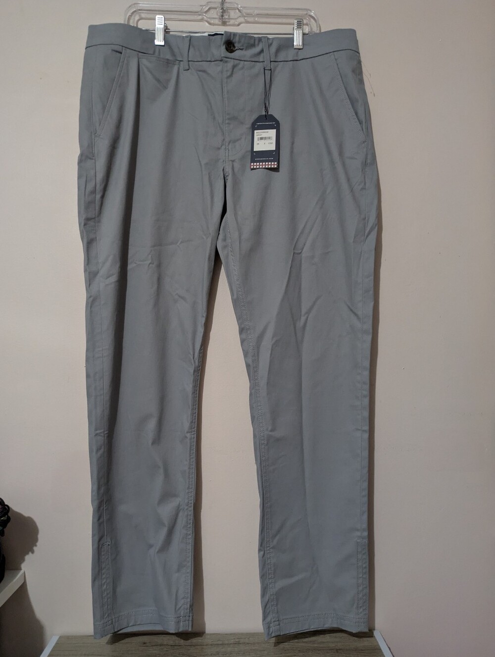 Ben Sherman Light Gray Chinos - Straight Fit